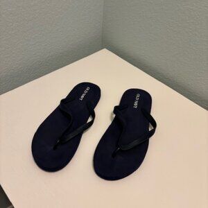 NEW Old Navy Flip Flops - unworn, navy blue color, unisex, size 10 women/9 men
